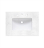 Fairmont Designs TQ2-S3122CQ8 31" Three Hole Quartz Vanity Top for Rectangular Sink in Carrera Quartz