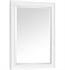 Avanity MADISON-M24-WT Madison 24" Wall Mount Rectangular Framed Beveled Edge Mirror in White x 2x