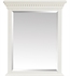 Avanity HASTINGS-M28-FW Hastings 28" Wall Mount Rectangular Framed Beveled Edge Mirror in French White x 2x