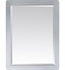 Avanity MODERO-M28-CG Modero 28" Wall Mount Rectangular Framed Beveled Edge Mirror in Chilled Gray x 2x