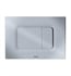 TOTO YT920#MS Basic Square Dual Button Push Plate in Matte Silver