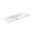 Keuco 32970311050 39 5/8" Ceramic Rectangular Drop-In Bathroom Sink in White