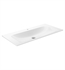 Keuco 32970311051 39 5/8" Ceramic Rectangular Drop-In Bathroom Sink in White