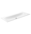 Keuco 32980311250 47 5/8" Ceramic Rectangular Drop-In Bathroom Sink in White