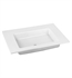 Keuco 32140310750 Ceramic Rectangular Drop-In Bathroom Sink in White