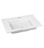 Keuco 32140310751 Ceramic Rectangular Drop-In Single Tap Hole Bathroom Sink in White