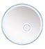 James Martin 943-M36-BNK Radiance 35 1/2" Wall Mount Framed Round Mirror with LED Perimeter in Brushed Nickel