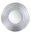 James Martin 914-M43-PLN Grand Portal 43 1/2" Wall Mount Framed Round Mirror with LED Perimeter in Plated Nickel - DISCONTINUED