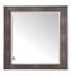 James Martin 961-M28-SL-CH Element 27 1/2" Wall Mount Framed Rectangular Mirror in Silver with Charcoal (Qty. 2)
