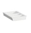 Laufen H4954011606311 Space Organiser Small Tray for Vanity Unit in Lacquered Matt White