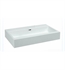 Laufen H8174360001091 Living City 31 1/2" Wall Mount Rectangular Bathroom Sink in White, without Tap Hole