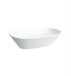 Laufen H8168020001121 Palomba 20 1/2" Vessel Bathroom Sink without Overflow in White, without Tap Hole