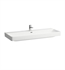 Laufen H8149650001361 Pro S 47 1/4" Wall Mount Rectangular Bathroom Sink in White, Three Tap Hole