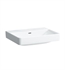 Laufen H8109670001091 Pro S 27 1/2" Wall Mount Rectangular Bathroom Sink in White, without Tap Hole