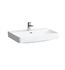 Laufen H8109670001041 Pro S 27 1/2" Wall Mount Rectangular Bathroom Sink in White, One Hole Tap