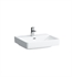 Laufen H8109620001041 Pro S 21 5/8" Wall Mount Rectangular Bathroom Sink in White, One Hole Tap