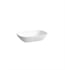Laufen H8123020001121 Ino 19 5/8" Vessel Oval Bathroom Sink without Overflow in White, without Tap Hole