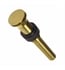 Native Trails DR120-BG 1 1/2" Plated Brass Dome Drain for Bathroom Sink with Brushed Gold