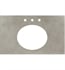 Native Trails NSV36-AO NativeStone Vanity Top with Oval Sink Cutout and 8" Widespread Faucet Holes in Ash