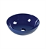 Ryvyr CVE152RDBL 15 1/4" Single Basin Round Vessel Bathroom Sink in Polished Blue