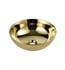 Ryvyr CVE152RDGD 15 1/4" Single Basin Round Vessel Bathroom Sink in Polished Gold