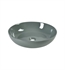 Ryvyr CVE187RDGR 18 3/4" Single Basin Round Vessel Bathroom Sink in Polished Grey