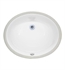 Ryvyr CUM177OV 18'' Undermount Oval Vitreous China Sink in White