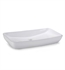 Ryvyr CVE277RC 27 3/4" Single Basin Rectangular Vessel Bathroom Sink in White (Qty-2)