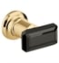Brizo HK70476-PGBC Black Crystal Knob Handle Kit in Polished Gold