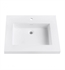 Avanity VUT25WT 25" Acrylic Vanity Top with Integrated Rectangular Sink in White