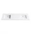 Avanity VUT73WT 73" Acrylic Vanity Top with Integrated Rectangular Sink in White