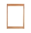 Avanity TAYLOR-M24-NT 24" Wall Mount Rectangular Framed Non-Beveled Mirror in Natural Teak (Qty.2)
