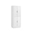 Avanity 170512-LT24-WTS 64 7/8" Freestanding Linen Cabinet in White with Silver Trim