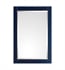Avanity 18123-M24-NBG 24" Wall Mount Rectangular Framed Beveled Edge Mirror in Navy Blue with Gold Trim (Qty.2)