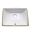Avanity CUM18WT-R 18 1/8" Single Bowl Rectangular Undermount Bathroom Sinks in White (Qty. 2)