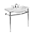Icera 5010.082.01 Nouveau 34" Vitreous China Oval Integrated Sink in White