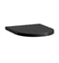 Laufen H8913310200001 Kartell 14 3/4" Elongated Soft Closed Toilet Seat in Black Glossy