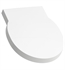 Laufen H8942817570001 Val 17 3/4" Toilet Seat with Lowering System in Matte White
