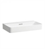 Laufen H8102857571091 Val 29 1/2" Wall Mount Rectangular Bathroom Sink in Matte White without Faucet Hole