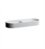 Laufen H8123490001121 Sonar 39 3/8" Vessel Bathroom Sink without Overflow in White without Faucet Hole