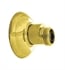 Rohl C7205EXTULB 2" Eccentric Straight Wall Union Extensions Pieces for Bridge Faucets in Unlacquered Brass