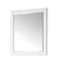 Avanity 14000-M28-WT Modero 28" Wall Mount Rectangular Framed Beveled Edge Mirror in White