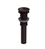 Rubinet 9DPU14OB Exposed Push-Up Drain without Overflow in Oil Rubbed Bronze