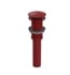 Rubinet 9DPU14MR Exposed Push-Up Drain without Overflow in Maroon