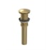 Rubinet 9DPU5SB Exposed Commercial Drain without Overflow in Satin Brass