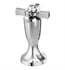 Delta H570 Dorval Cross Handle Kit for Roman and Wall Mount Tub Fillers in Chrome (Qty. 2)