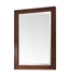 Avanity BRENTWOOD-M24-NW Brentwood 24" Wall Mount Rectangular Framed Beveled Edge Mirror in New Walnut (Qty.2)