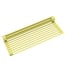 Kraus KRM-10YL 20 1/2" Multipurpose Over Sink Roll-Up Dish Drying Rack in Yellow