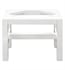 James Martin E444-ST12-GW Addison 12" Wooden Stand for Petite Tower Hutch in Glossy White