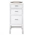 James Martin E444-BC15-GW Addison 15" Base Cabinet with Drawers in Glossy White